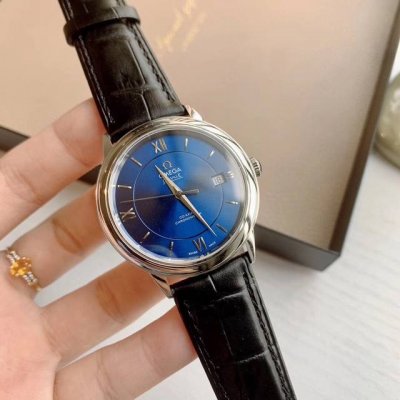 White Leather Steel Band 20 Gold 20 Brand: Omega Series: Classic De Ville Series