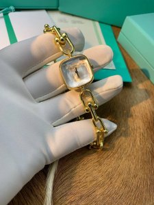 Tiffany White Dial Gold Color