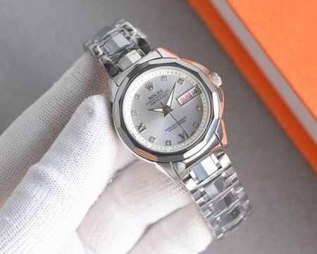 Express your love now! New tungsten steel Rolex couple's watches are here! Feat - Click Image to Close