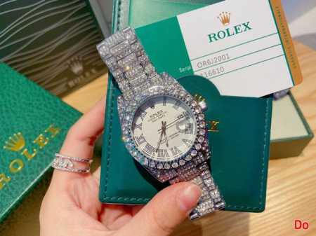 Rolex Platinum Diamond Series, Men's Quartz Watch with Diamond-Set Strap, Case - Click Image to Close