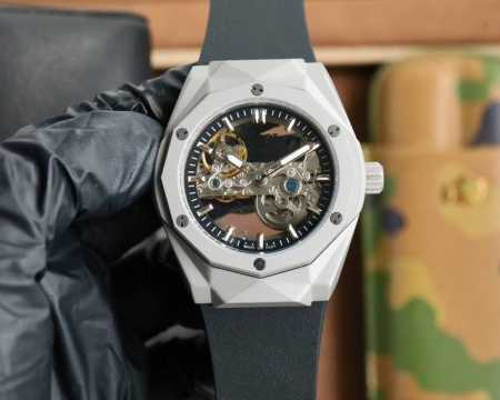 White case Rose Black 620 Hublot glass 45mm*13mm First layer cowhide strap Origi - Click Image to Close