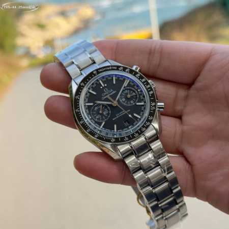 tvs Leather Belt-Steel Belt Omega Speedmaster Racing Chronograph 44.25Mm Mast - Click Image to Close