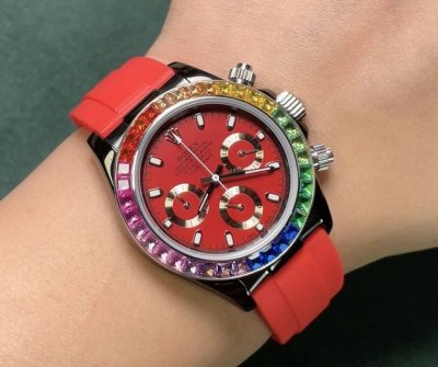 New Rolex Daytona Series 316L Stainless Steel Case, 43Mm Diameter, Mineral Cryst
