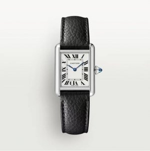 Cartier Tank Must Watch Wsta0042, quartz movement, stainless steel, small size,