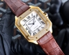 White leather with gold and rosewood 430 bezel with diamonds +20 full diamonds +