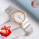 White gold diamond bezel +50, meteorite facet +50 Snowflake diamond bezel T-sha