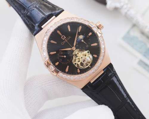 White Diamond Gold Diamond Brand: Omega Type: Men's Watch Case:Top-Tier 316 Stai