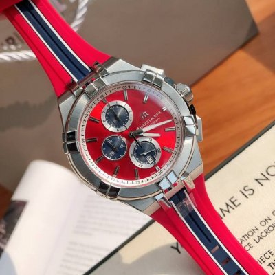 Maurice Lacroix Aikon series three-eye chronograph quartz movement watch Beach V
