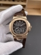 Ppf Nautilus 5712 Rose Gold Black Brown Dial 40mm240 Machine DDD
