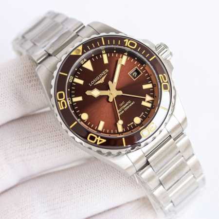 Strong Attack! ! Longines Hydroconquest Conquest Diving Series Adds A New Gmt Du - Click Image to Close
