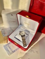 Spot Supply Cartieraaa Quality Blue Balloon Series Stainless Steel Strap Men's 4