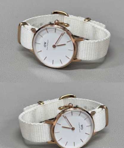 Daniel Wellington Dw Women's Watch, Textured Gold, Simple and Versatile, Quartz