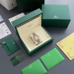 Rolex Datejust 31mm watch features a three-color dial, a timeless art piece with