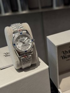 Diamond Strap Rolex Datejust Classic Women's Solid Steel Strap - Original Press