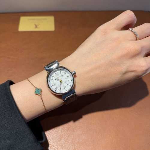 Real shot of Louis Vuitton, the perfect embodiment of luxury and exquisite watc