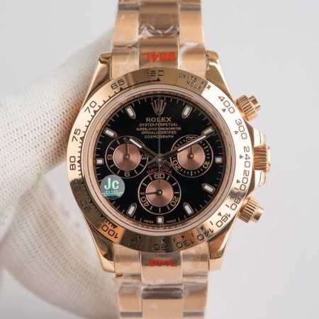 Top-of-the-line Cosmograph Daytona 18 watch! Original mold, 40mm diameter, featu - Click Image to Close
