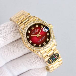 Madparis Datejust 31mm Dazzling Colored Diamonds! Add a touch of color to the wo