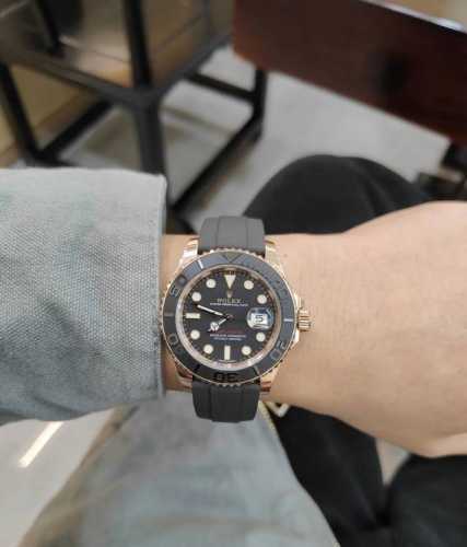 Rolex Series: Yacht-Master Series Model: 116655 Material: 18K rose gold Mirror: