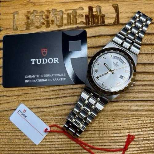 New Arrival! Tudor Royal Series Watch, Featuring 18K Gold-Plated Case, A Sporty