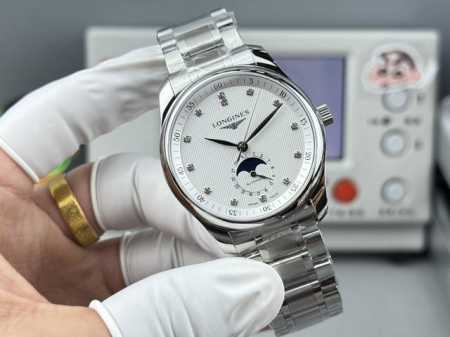 Gf Longines Master Collection Moon Phase 40mm Watch, equipped with a replica L89 - Click Image to Close