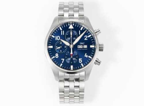Tw-Iwc Iwc Pilot's Series Iw 03. 1. The Watch Features Rose Gold-Plated Technolo