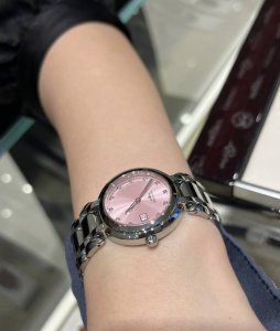 Birthday gift for myself - Longines Heart Moon Pink Plate The birthday gift cho