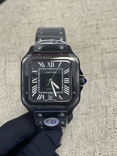 Exclusive Real Picture Cartier Sandoz Automatic Mechanical Watch Mens Watch Cart