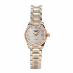 Actual Delivery Photo, Longines Master Series Diamond-Set Mother-Of-Pearl Mechan