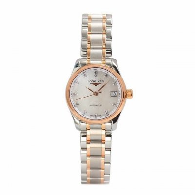 Actual Delivery Photo, Longines Master Series Diamond-Set Mother-Of-Pearl Mechan