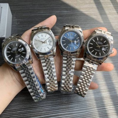 Rolex Oyster Perpetual Datejust 41Mm Watchoyster Case With Triangular Fluted Out