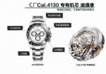 Gold And White Rubber Steel At The Same Price 4130 Movement Clean Factory C's St