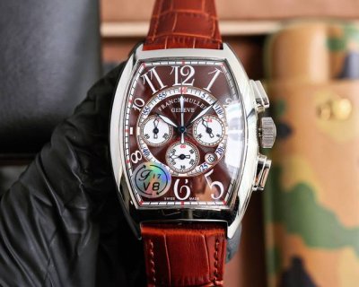 Franck Muller 40X52Mm Barrel-Shaped Case Japanese Multi-Function Quartz Movement