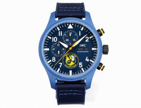 Fully Upgraded Iwc Latest Ceramic Watch The Iwc Pilot's Chronograph Watch has a - Click Image to Close