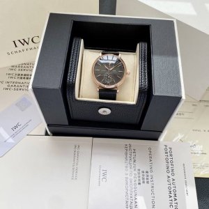 Rose gold + 20Iwc The Portofino series Iw3 01 watch is the brand's first work e