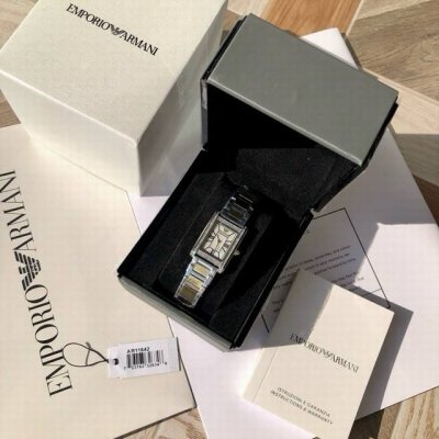 New arrival! Original Armani quartz women's watch, Ar11642. Brand new retro sma
