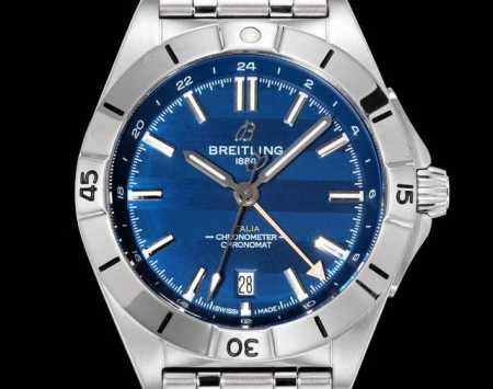 Breitling, mechanical chronograph series A32398101M1A1! Chronomat Automatic Gmt - Click Image to Close