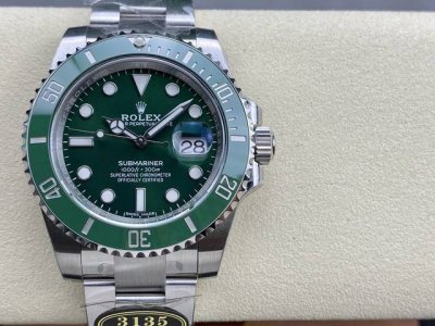 C factory Rolex 116610 green Submariner Clean factory's genuine Clean V4 latest
