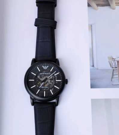 Armani Black Knight Mechanical Watch The most beautiful mechanical watch DDD - Click Image to Close