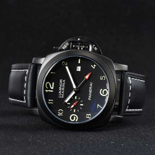 Panerai Men's Watch with Super Luminous Luminous Light Type: 2-Hand Single Crown