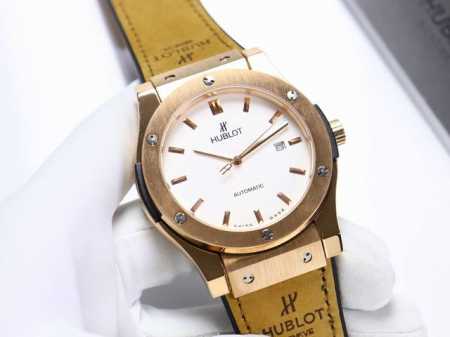 Gold+20 Hublot Classic Fusion Series 316 stainless steel case is finely polished - Click Image to Close