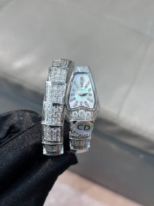 Exclusive Real Shot Photos Bulgari Series Full Diamond Swiss Movement Bvlgari Sw
