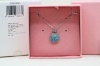Recommended for Chinese Valentine's Day Swarovski silver blue diamond clavicle