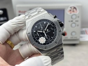 Audemars Piguet Royal Oak 26238 with rubber, leather, and steel straps. Featurin