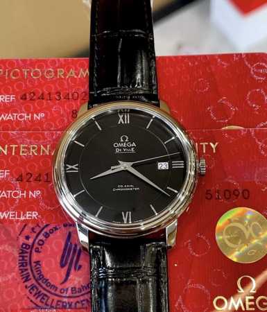 Omega De Ville Series 4 Automatic Stainless Steel Men's Watch, 39.5mm Oversized - Click Image to Close