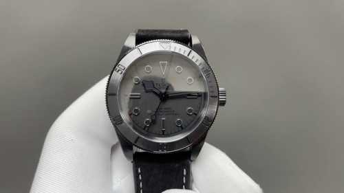 Gr New Tudor Black Bay Black Knight Skeleton Watch, Night Vision, Revealing The