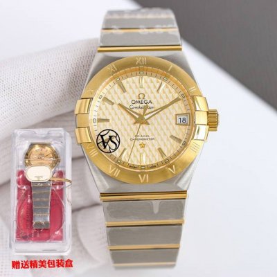 White Case, Gold Case New Release 38Mm Size Constellation The Highest Version Av