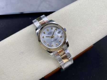 Women's Rolex Single Datejust 31mm, 31mm diameter, fully automatic movement, bez - Click Image to Close