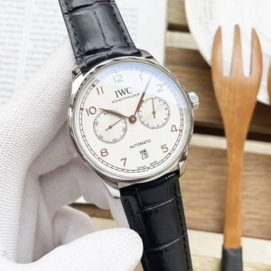 Platinum 350 IWC men's watch, multi-functional kinetic design, noble and elegan