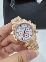 4130 movement white case gold case telescopic buckle +50 Clean C factory's stron