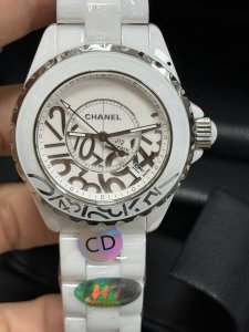 Exclusive real photos of Chanel ceramic J12, automatic mechanical watch, 38mm Sw